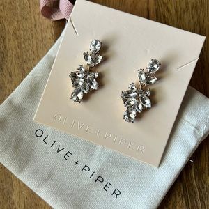 OLIVE + PIPER BRIDAL MARBELLA DROP EARRINGS